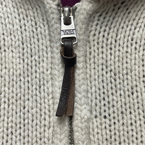 Tina knitted zip up wool sweater - Picture 15 of 16